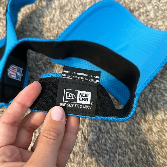 Two new without tags NFL Panther visors NWOT - Picture 4 of 4